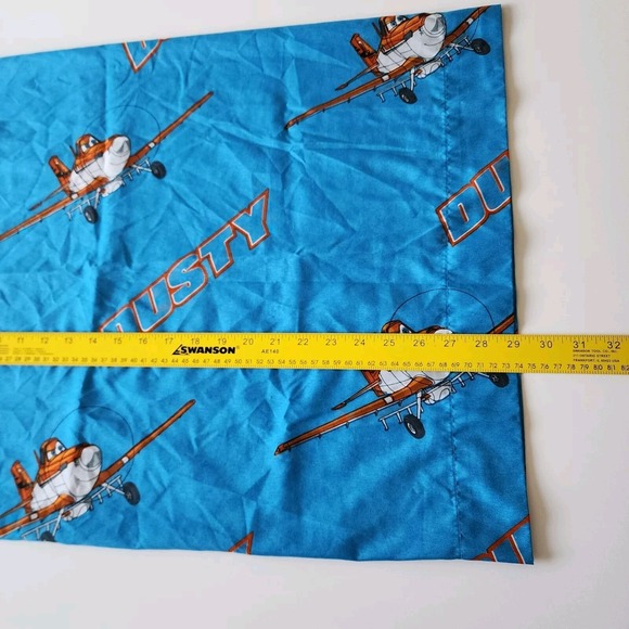 Vintage DISNEY PLANES Pillowcase Dusty Aeroplane Crophopper Movie Pillow Case - Picture 6 of 10